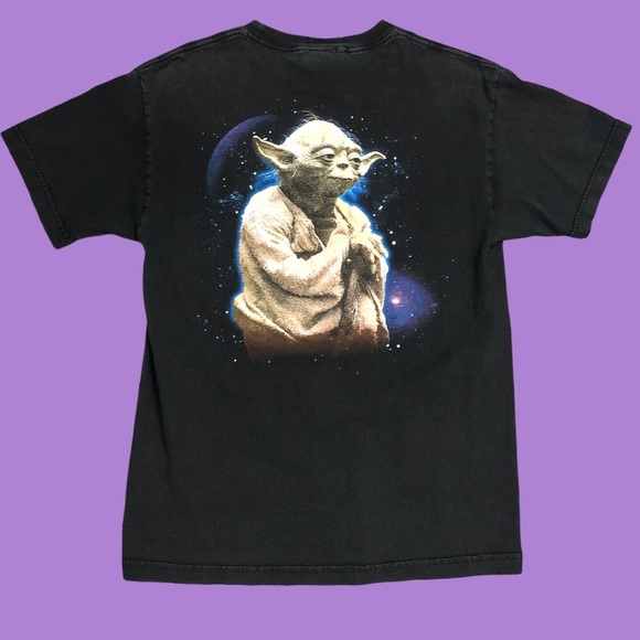Vintage Other - ❌Sold❌Star Wars Yoda Graphic T-Shirt 100% Cotton